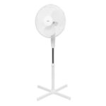 Ventilator cu picior Home SF40WH, 40 cm, 45 W, 3 trepte, alb