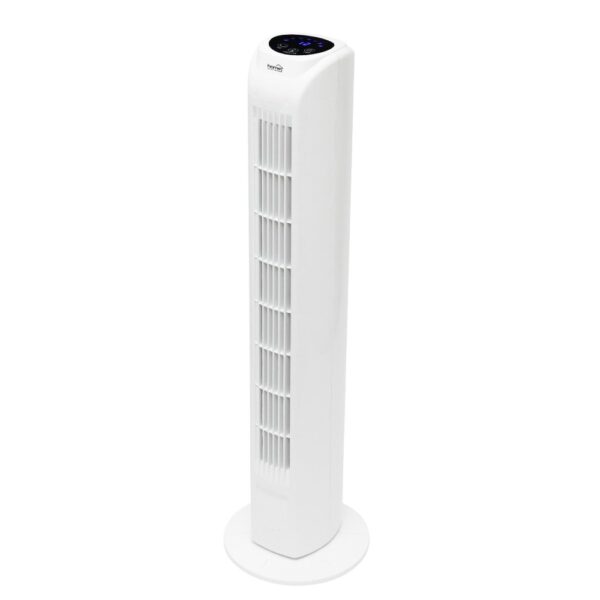 Ventilator turn cu telecomanda Home TWFR78, 78 cm, 45 W, 3 trepte, alb