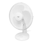 Ventilator de birou Home TF30WH, 30 cm, 40 W, 3 trepte, alb