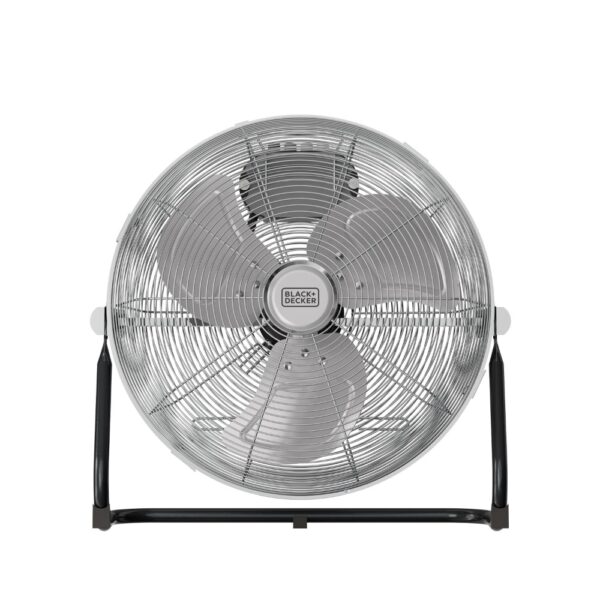 Ventilator de birou Black+Decker, 35 cm, 60 W, gri-argintiu
