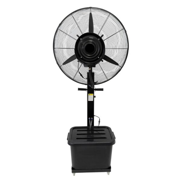 Ventilator de terasa cu pulverizare apa Vortex VO4260, elice 71 cm, rezervor 40 l, 3 trepte, negru