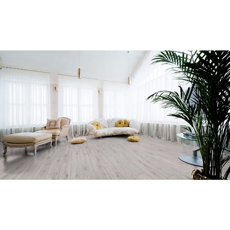 Parchet laminat Kronotex Amazone Stejar Alb, 10 mm, AC5-33, 1380×157 mm