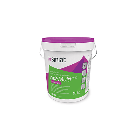 Pasta de imbinare si finisare Siniat Nida Multitask, interior, galeata 18 kg