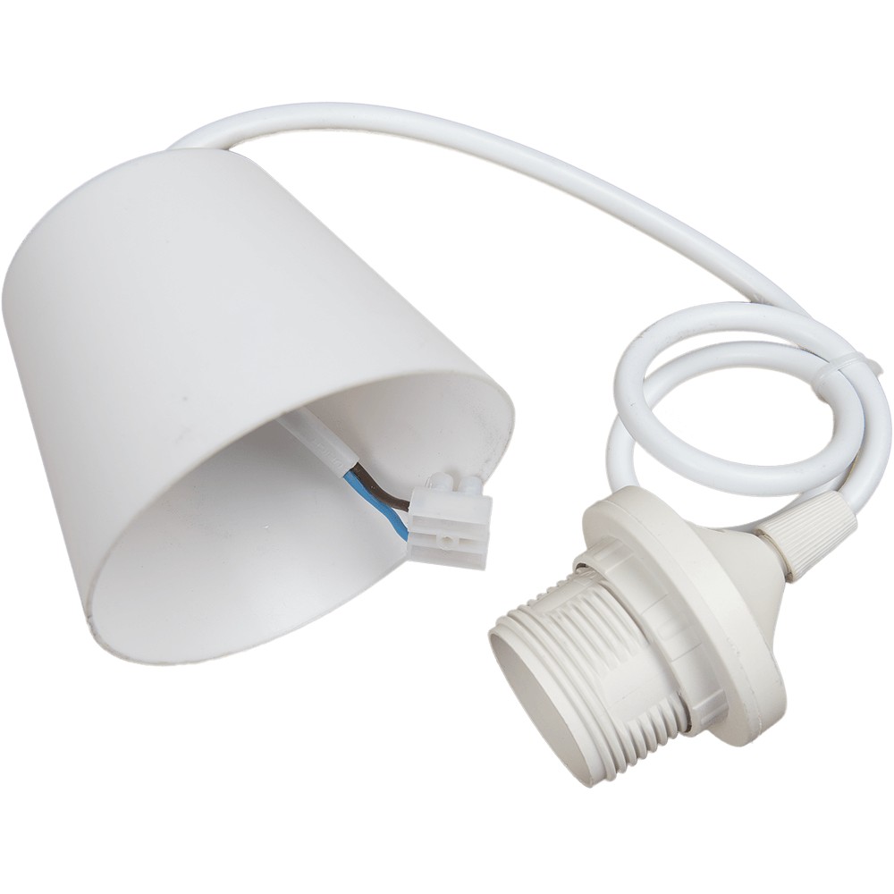 Pendul iluminat E27, 70 cm, alb Pendul iluminat E27, 70 cm, alb