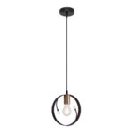 Pendul Vigo 15346-1, 1 x E27, 60W, H 1500 X D200 m, negru
