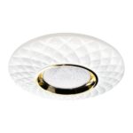 Plafoniera led Tokyo, D40, 24 W, metal/plastic, alb/auriu, telecomanda
