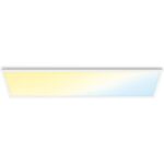 Plafoniera LED WiZ SQ, plastic/metal, 36 W, alb, 120 x 30 x 4 cm