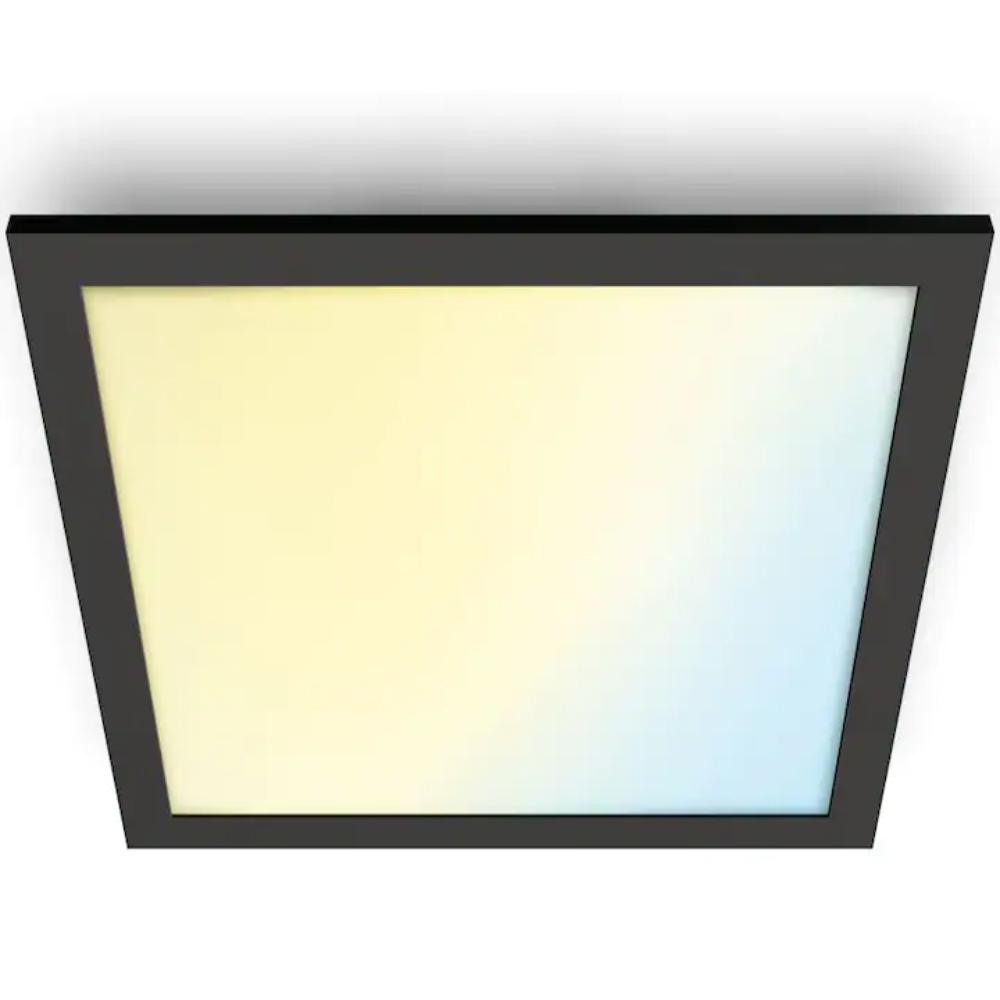Plafoniera LED WiZ SQ, plastic/metal, 36 W, negru, 60 x 60 x 4 cm Plafoniera LED WiZ SQ, plastic/metal, 36 W, negru, 60 x 60 x 4 cm