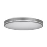 Plafoniera Orotava D395, plastic, LED, 2 x 11 W, alb si argintiu, 39.5 cm