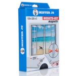 Plasa anti instecte magnetica, poliester, negru, 120 x 220 cm