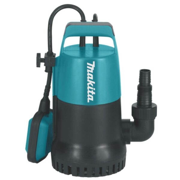 Pompă submersibilă apă curată Makita PF0300 cu plutitor, 300 W, 8400 l/h