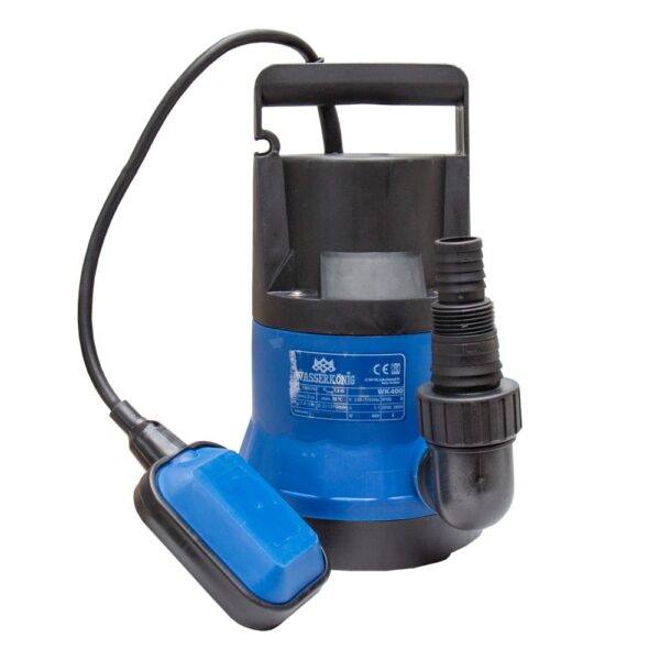 Pompă submersibilă apă curată Wasserkonig WK400 cu plutitor, 400 W, 7200 l/h