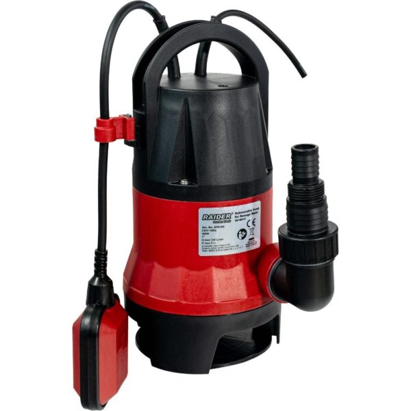 Pompă submersibilă apă murdară Raider RDP-WP47, 400 W, 7500 l/h, cablu 10 m