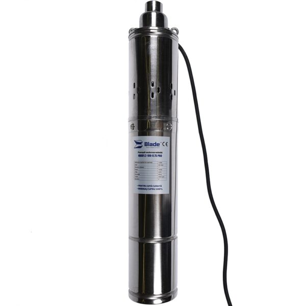Pompă submersibilă de puț Blade 4QGD1.2-100-0.75 PRO, inox, 750 W, 1800 l/h, H max 155 m