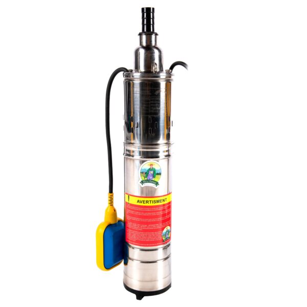 Pompă submersibilă de puț Micul Fermier GF-0706 cu plutitor, 1100 W, 1850 l/h, H max 80 m