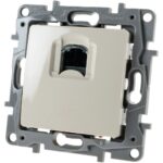 Priză date RJ45 UTP cat 6 Niloe, Legrand 764673, ivoar