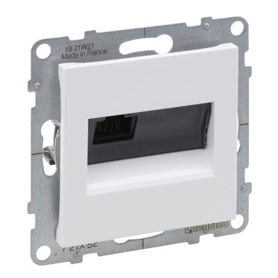 Priză de date Legrand Suno RJ45, categoria 6E, cabluri compatibile UTP Priză de date Legrand Suno RJ45, categoria 6E, cabluri compatibile UTP