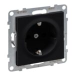 Priză simplă 2P+T Legrand New Suno L721420, 250 V, negru