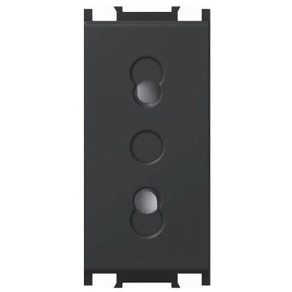 Priză simplă CP Modul, 1m negru