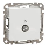 Priză TV intermediara Schneider Sedna SDD111474, fără ramă, alb, montaj îngropat