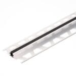 Profil de dilatatie din aluminiu cu insertie PVC negru, bara 2,7 m