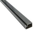 Profil pentru plasa anti-insecte, gri, aluminiu, 1.7 x 2.5 x 2000 cm
