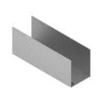 Profil UW Siniat Nida Metal pentru gips-carton, 150 x 75 x 150 mm, lungime 3000 mm, grosime tabla 2 mm