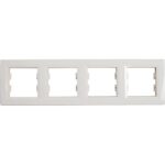 Ramă 4 module Asfora, Schneider EPH5800421, alb