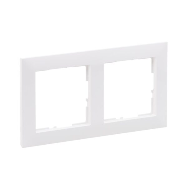 Ramă de aparataj Legrand New Suno, 2 module, PVC, alb