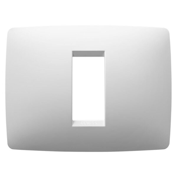 Ramă decor 1 modul Chorus One, Gewiss GW16101TB, alb lapte