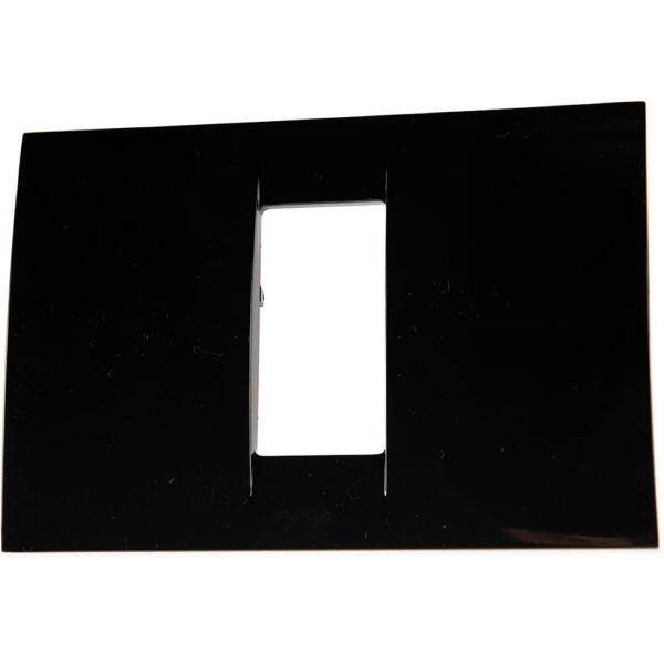 Ramă decor 1 modul System Virna, Gewiss GW22111, negru