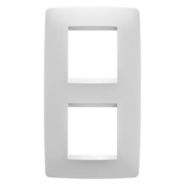 Ramă decor 2 + 2 module Chorus, Gewiss GW16124TB, alb lapte