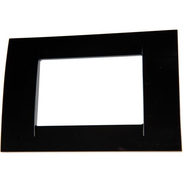 Ramă decor 3 module System Virna, Gewiss GW22113, negru