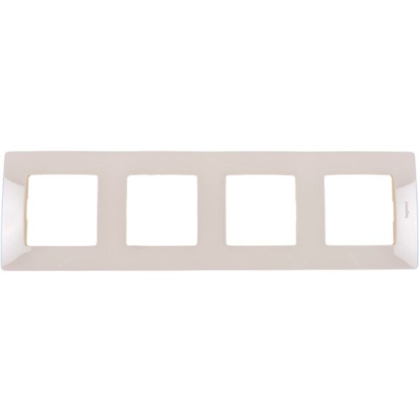 Ramă decor 4 module Niloe, Legrand 665014, ivoar