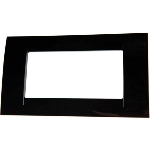 Ramă decor 4 module System Virna, Gewiss GW22114, negru
