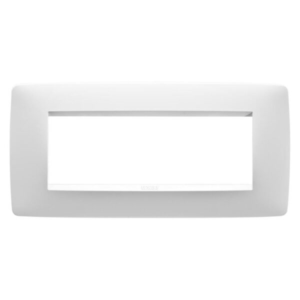 Ramă decor 6 module Chorus One, Gewiss GW16106TB, alb lapte