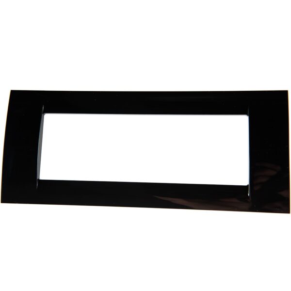 Ramă decor 6 module System Virna, Gewiss GW22116, negru
