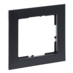 Ramă întrerupător Legrand, New Suno, 1 modul, plastic, gri inchis