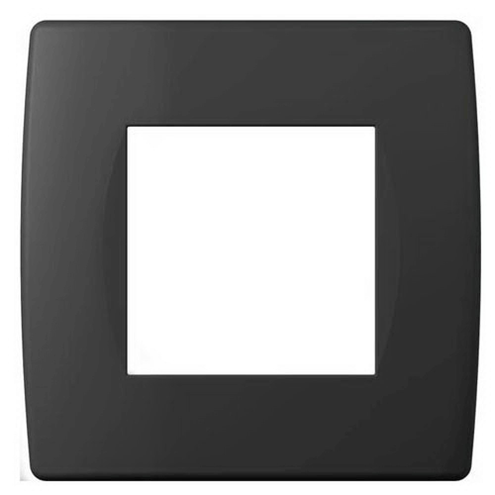 Ramă Modul Soft, 2 module, negru Ramă Modul Soft, 2 module, negru