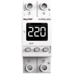 Releu protectie tensiune monofazat Digitop V-PRO 25A, 25A, afisaj digital, setari programabile