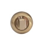 Rozeta pentru WC, rotunda, bronz antic, Ø 50 mm