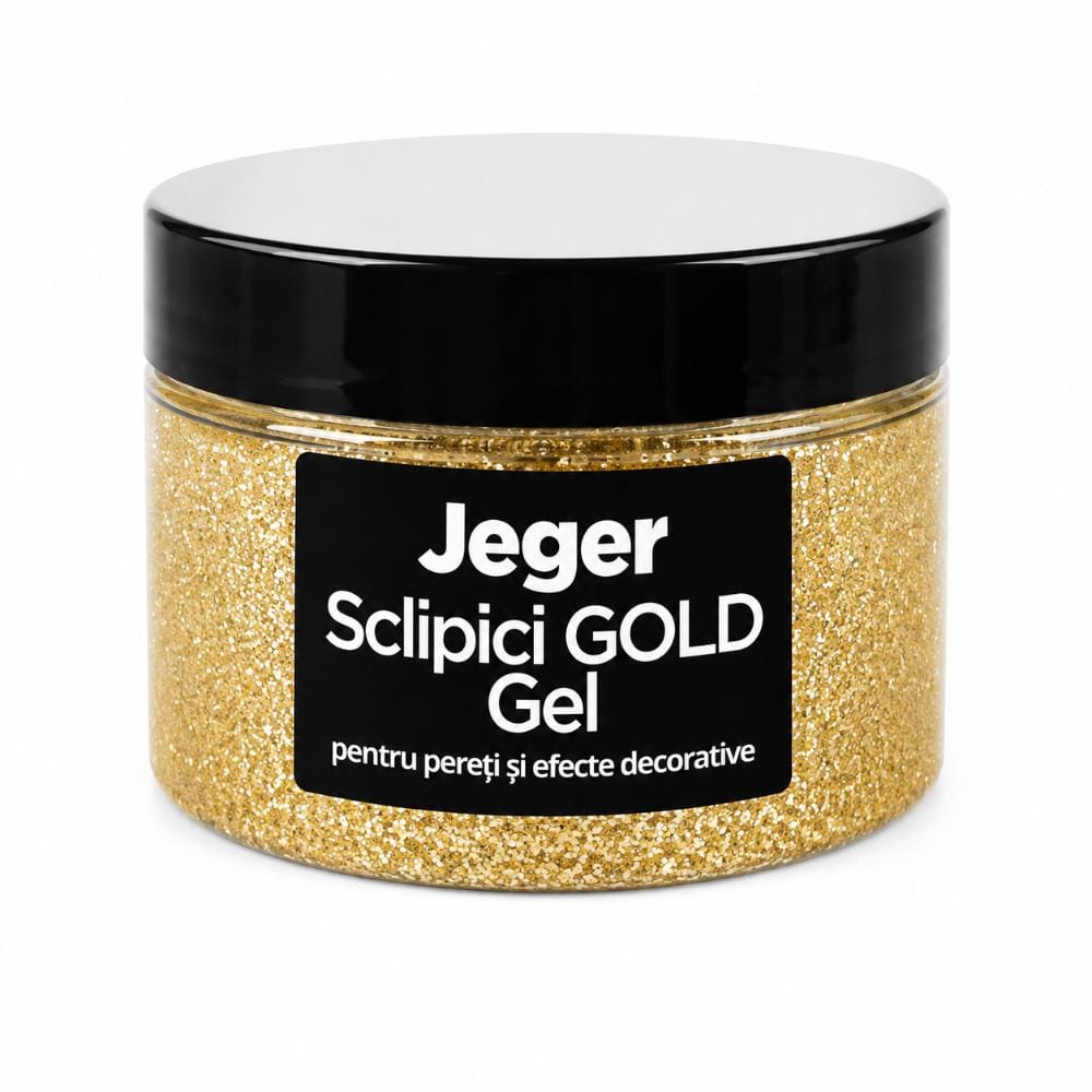 Sclipici gel auriu Jeger, 100 ml Sclipici gel auriu Jeger, 100 ml