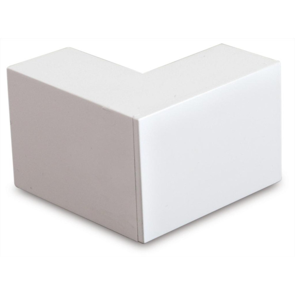 Set canal cablu cot exterior Dietzel, plastic, alb, 16 x 25 mm, 2 bucati Set canal cablu cot exterior Dietzel, plastic, alb, 16 x 25 mm, 2 bucati