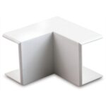 Set canal cablu cot interior Dietzel, plastic, alb, 16 x 16 mm, 2 bucati