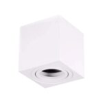 Spot Bima, 1xGU10, IP20, aluminiu, alb