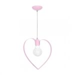 Suspensie Amore 99532, metal, 1 x E27, 60 W, roz, 31 cm