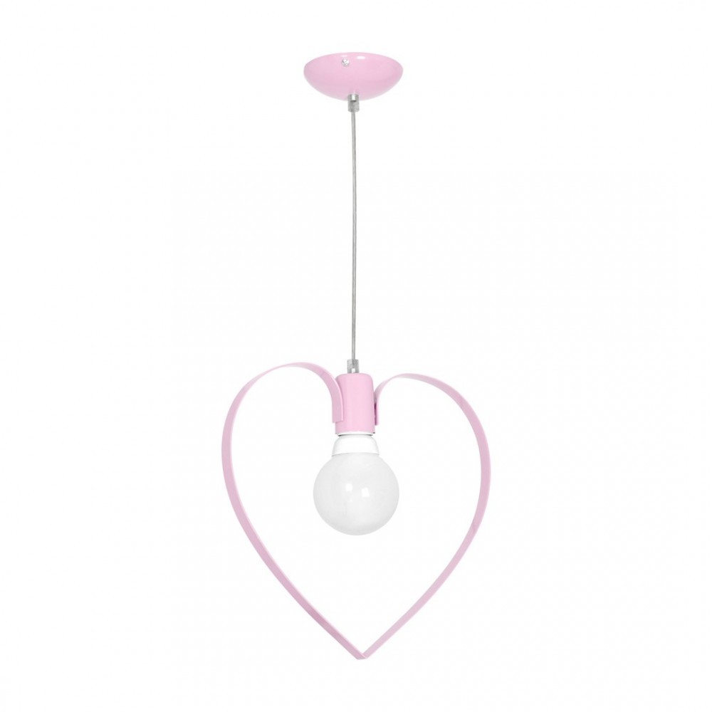 Suspensie Amore 99532, metal, 1 x E27, 60 W, roz, 31 cm Suspensie Amore 99532, metal, 1 x E27, 60 W, roz, 31 cm