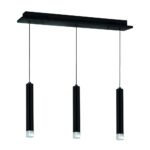 Suspensie led Carbon, 15 W, metal/acrilic, negru