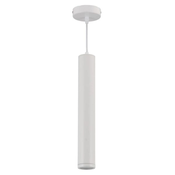 Suspensie Porter, 1xG10, 8 W, metal/plastic, alb
