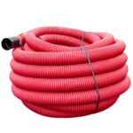 Teava de protectie corugata TehnoWorld, D 125 mm, 450N, colac 50 m